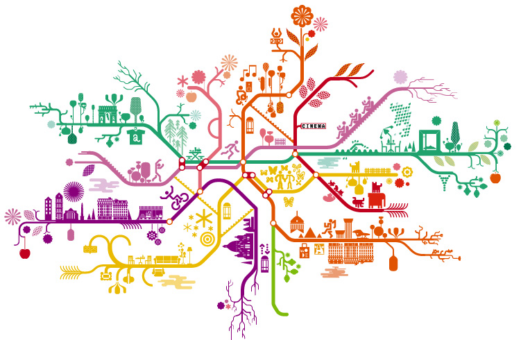 the beautiful paris metro garden map antoine kireei