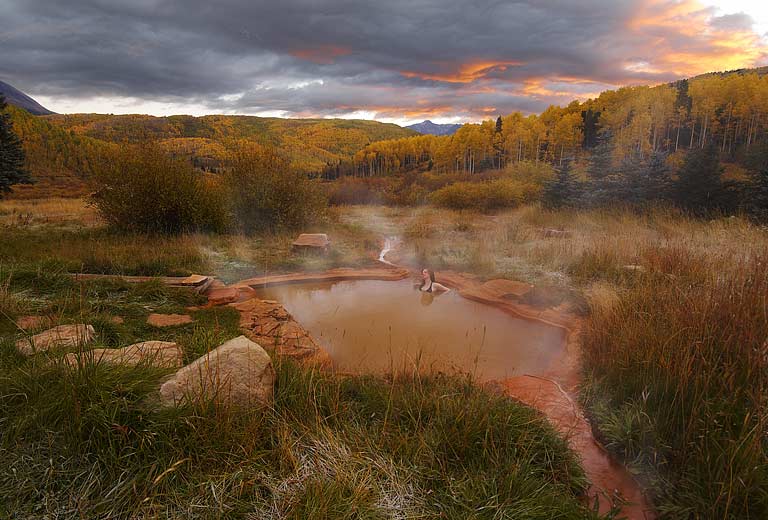 Colorado landscape destination - Dunton Hot springs