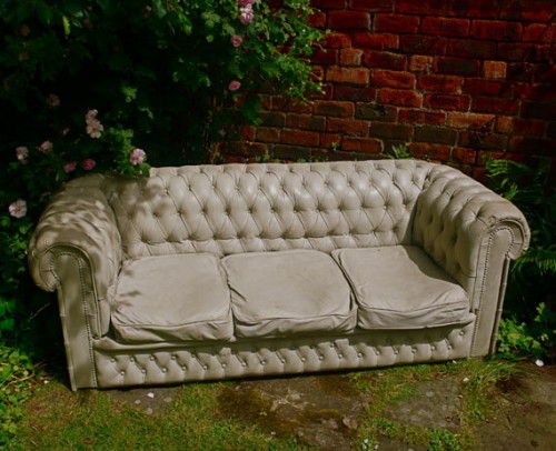 gray concrete chesterfield sofa garden furniture