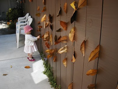magnolia leaves in a fence