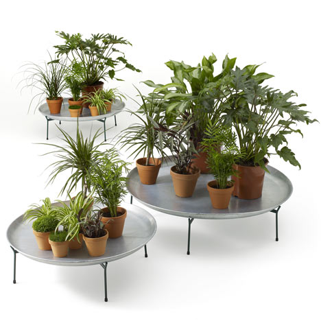 moroccan tray plant tables via www.pithandvigor.com
