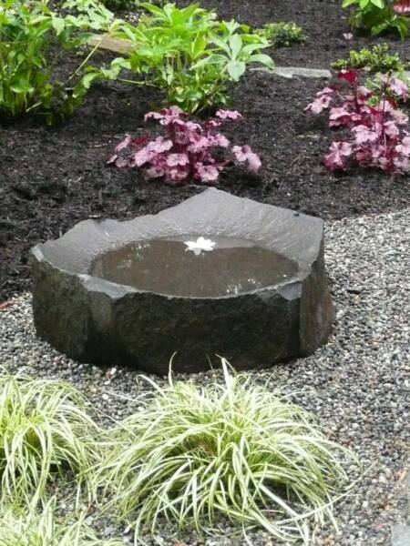 garden stone bird bath