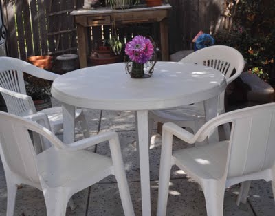 before and after garden furniture makeover