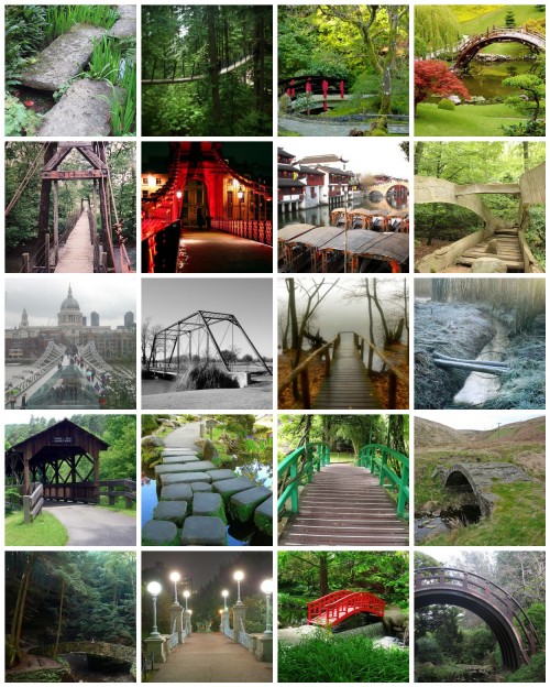 a variety of bridge inspirations 
