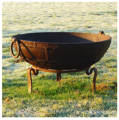 kadai fire bowls traditional cooking vessel from india garden fire garden planter