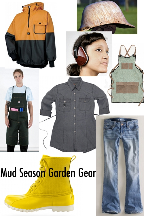 mud season fashion for garden design women (and men)
