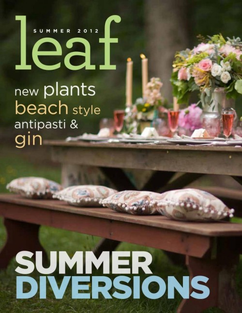leaf magazine cover summer 2012
