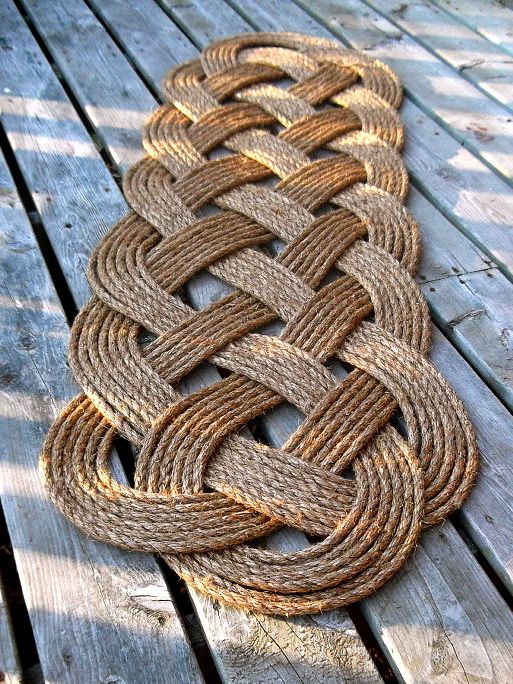 rope door mat diy 