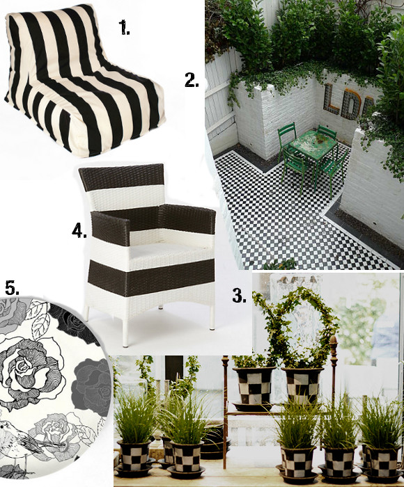 5 black and white garden products from www.pithandvigor.com