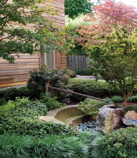 How to make a Japanese garden from Martha Stewart Magazine via www.pithandvigor.com