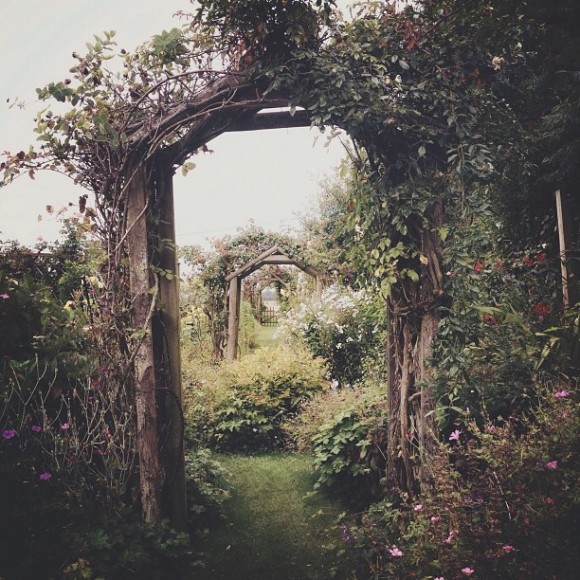 "In an English country garden" by darkcompany via www.pithandvigor.com