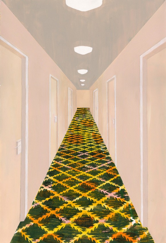 Hallway by Carolyn Swiszcz via www.pithandvigor.com  - how to create a planting collection from art. 