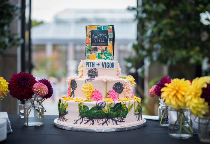 Culticating Garden Style and Pith and Vigor launch cake www.pithandvigor.com
