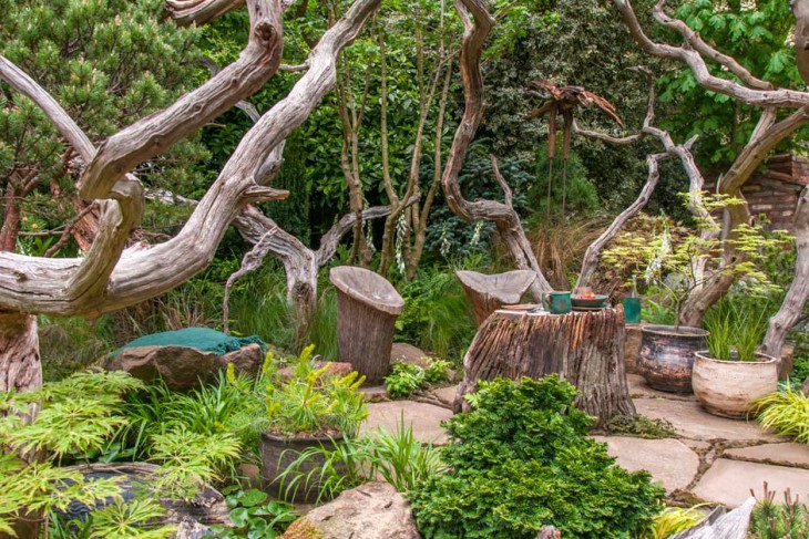 The Sculptor's Picnic Garden by Walker's Nurseries designed by Graham Bodle 