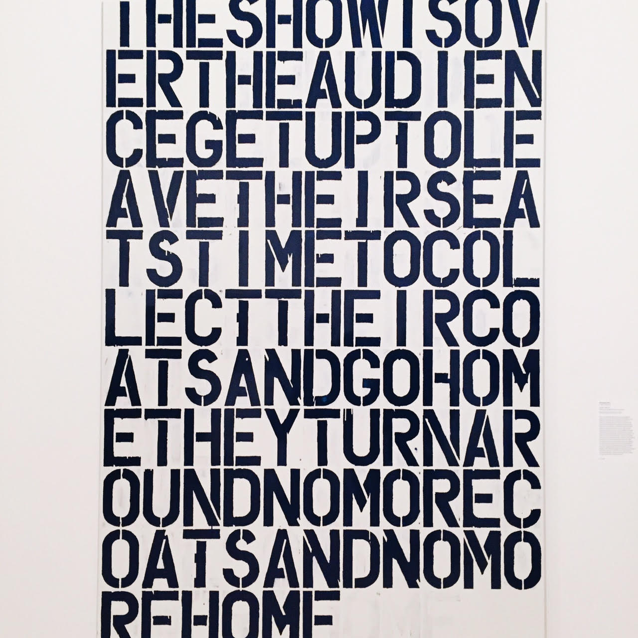 Christopher Wool, “Untitled” (1990–91), enamel and graphite pencil on aluminum by rochelle greayer www.pithandvigor.com