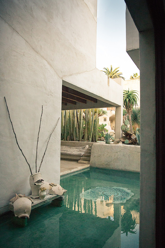 Morrocan inspired garden designed by Phillip Dixon in Venice California.