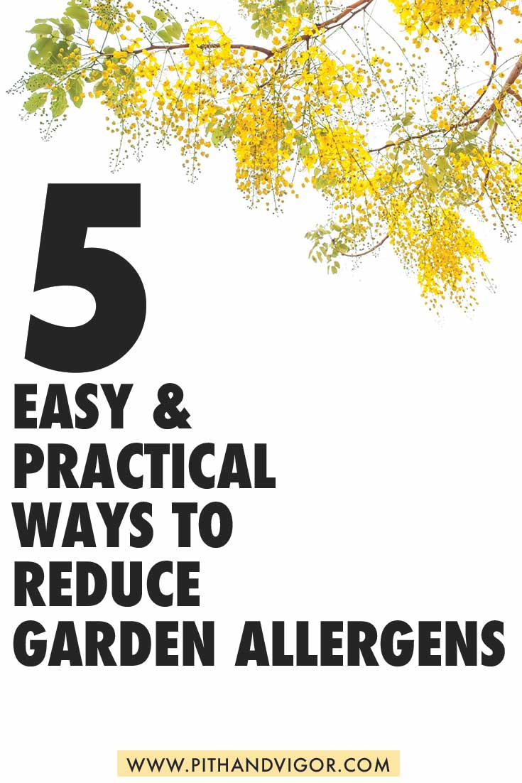 5 Easy and Practical Ways To Reduce Garden Allergens
