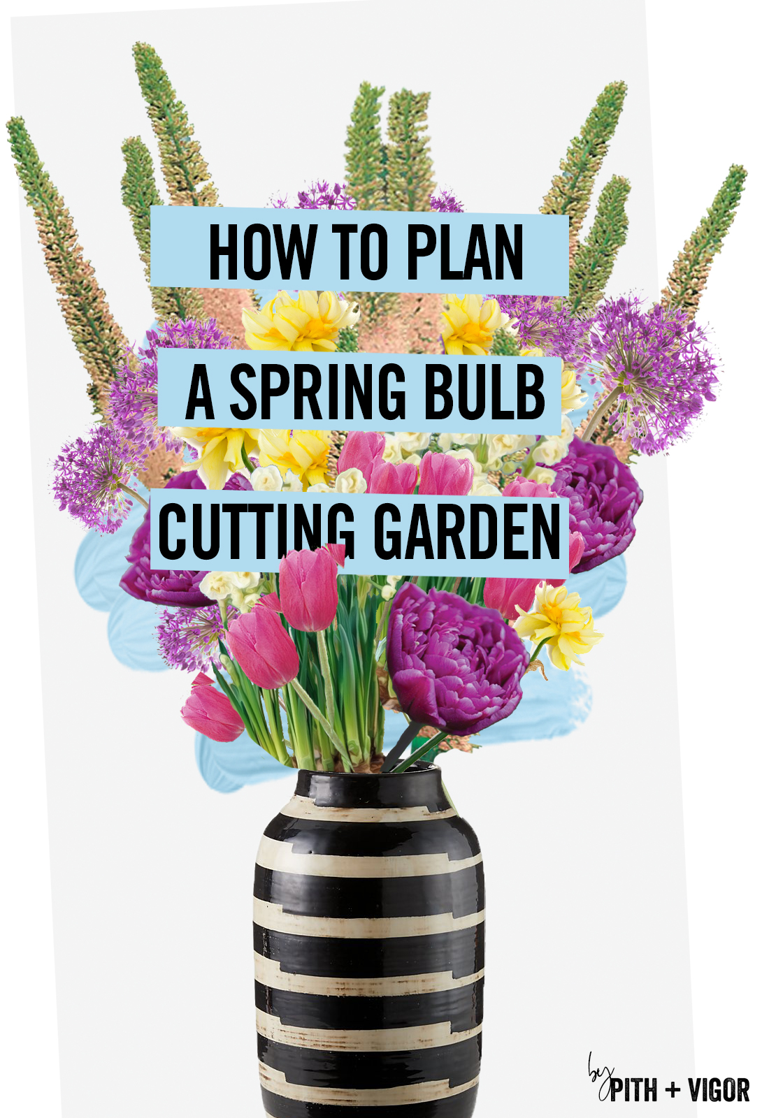  how to plan and plant a spring bulb cutting garden - by pith + VIGOR