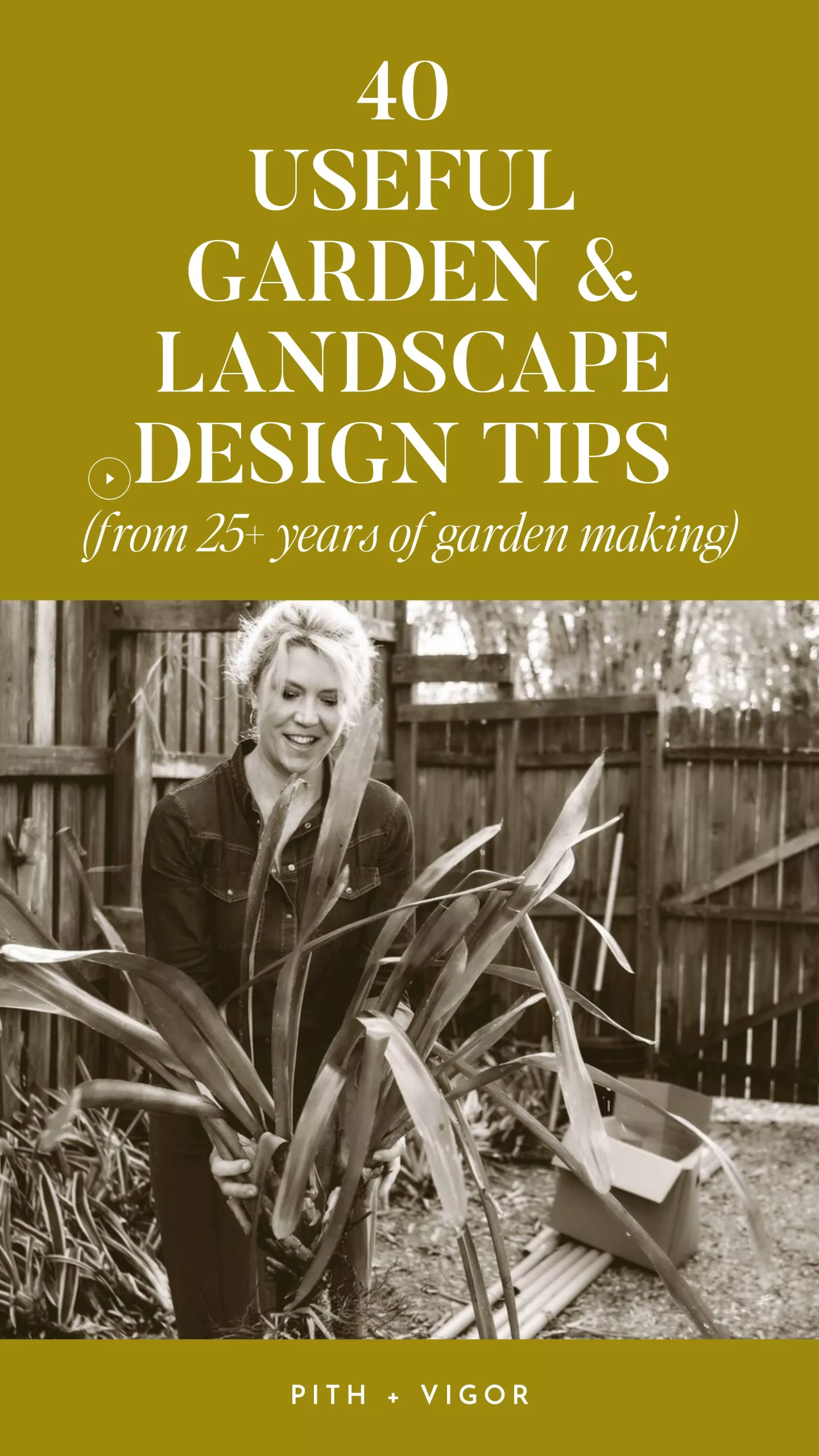 Discover 40 valuable garden and landscape design tips accumulated over 25 years of garden making, providing insight into basic landscape design principles and offering guidance on how to design a stunning garden.