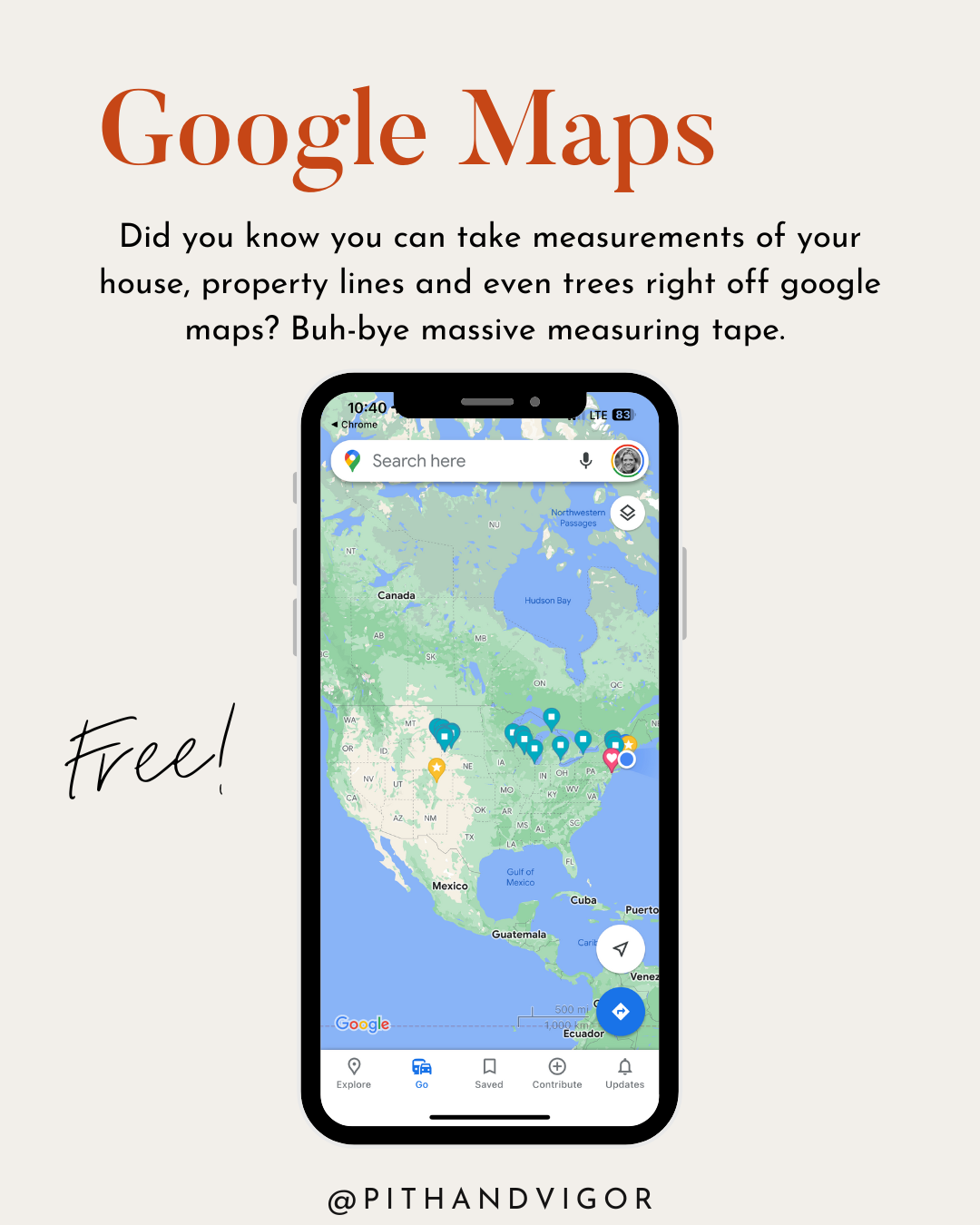 google maps for garden design