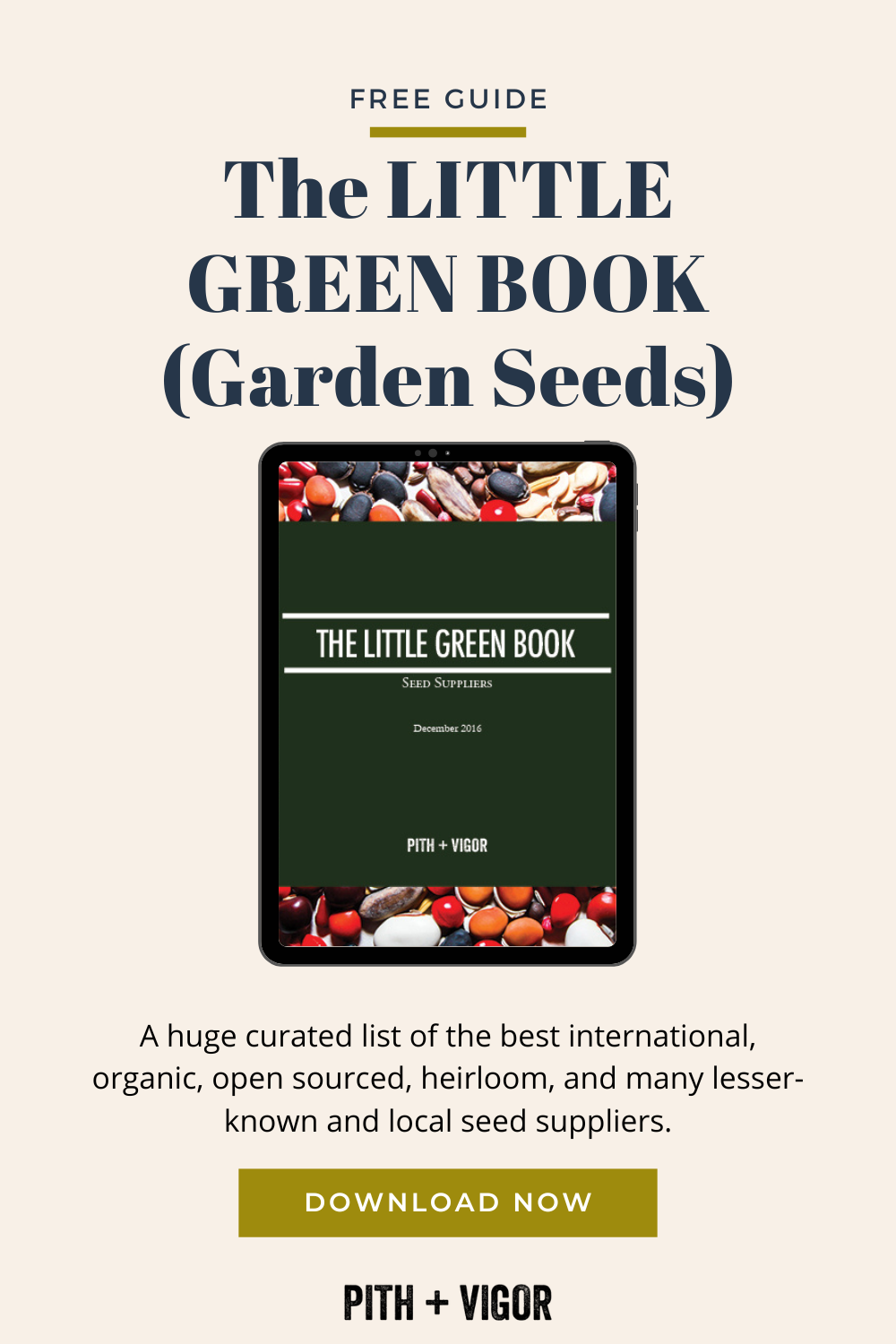The little green book of seed suppliers